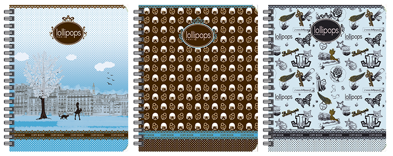 Тетрадь 96л кл спир Lollipops