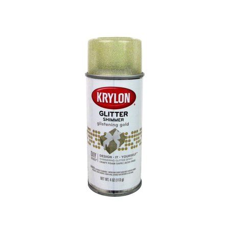 Краска аэрозольная Glitter Spray Глиттер Золотой