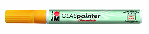 Творч Маркер по стеклу Glass Painter желтый