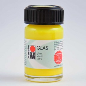 Краска для витража Glas лимон 15мл