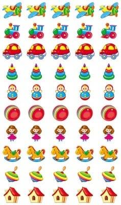 Наклейки НМ-007741 Игрушки лак