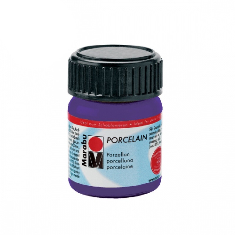Краска по керамике Porcelain фиолетовый 15мл