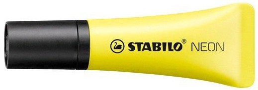 Маркер-выделитель желтый Stabilo Neon тюбик