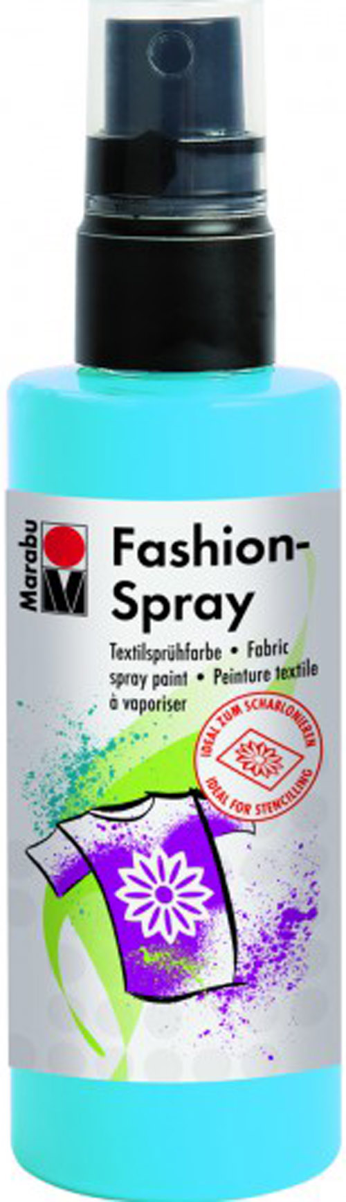 Творч Краска по ткани спрей Fashion Spray небесно-голубой 100мл
