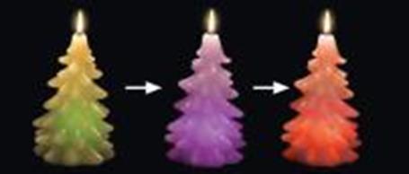 НГ Свеча с подсветкой Елка