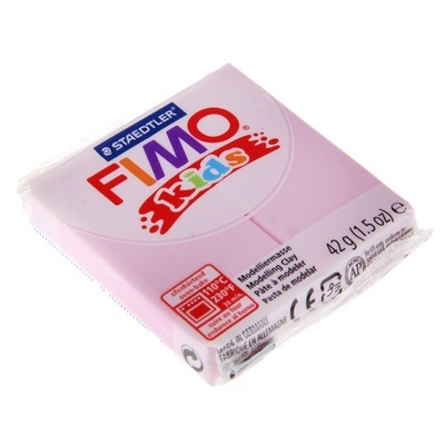 Творч Пластик запекаемый Fimo Kids 42гр светло-розовый
