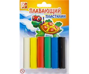 Пластилин 6 цв Плавающий пл/уп