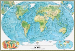 Карта Физическая карта мира
