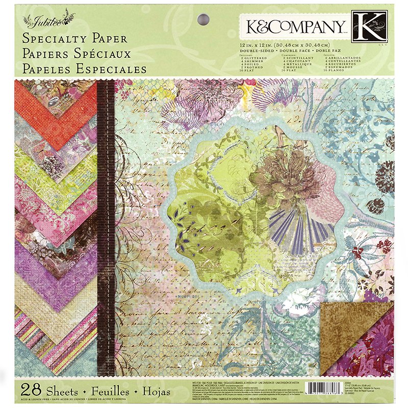 Творч Бумага для скрапбукинга mix 31*31см 28л Семейный альбом