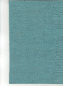 Творч Фетр лист декор 20х30см 2,5мм Небесный голубой 100% шерсть