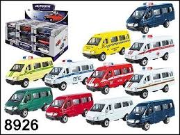Машина Газель ассортим 1:72