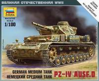Сборная модель Немецкий средний танк PZ-IV AUSF.D 1/100