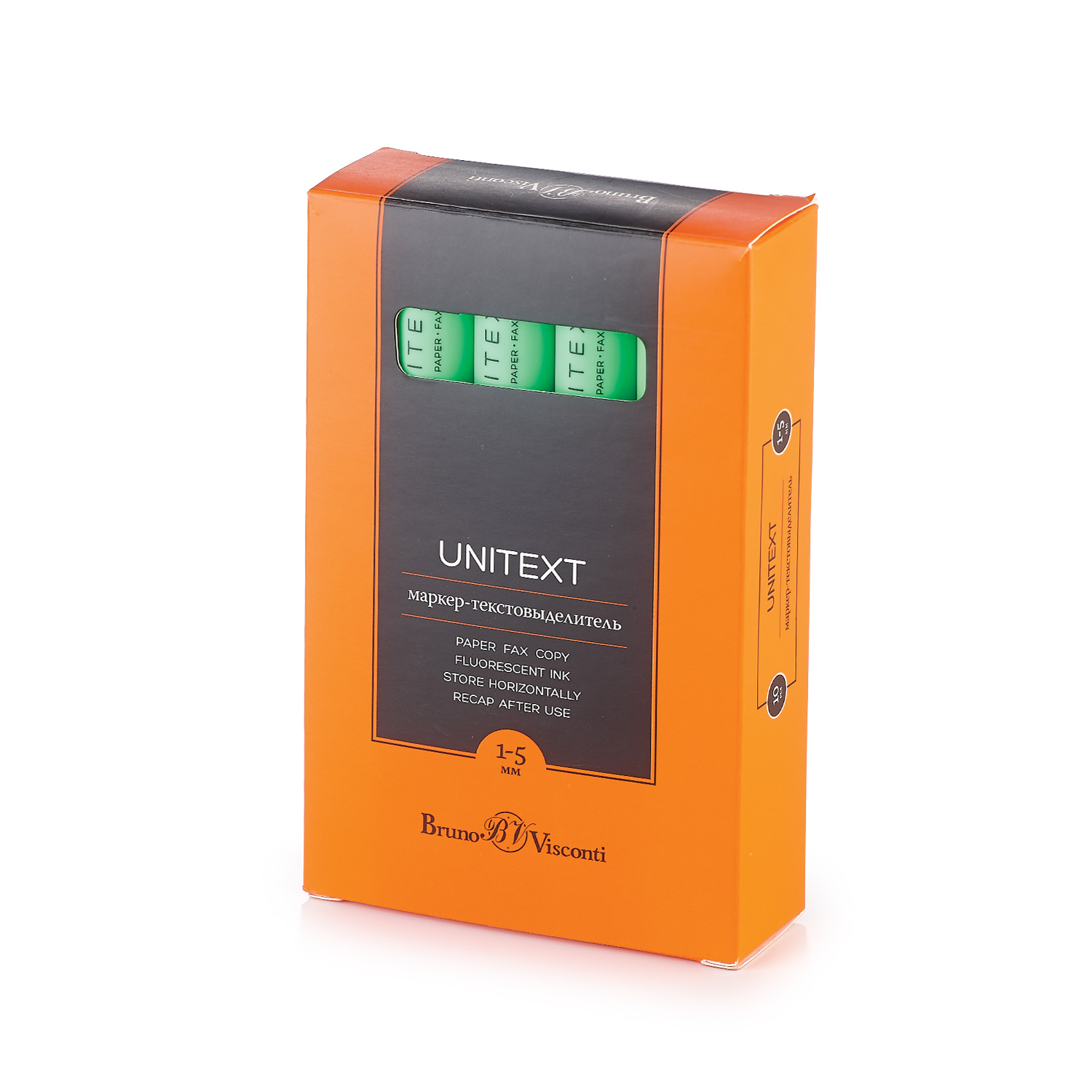 Маркер-выделитель зеленый UniText