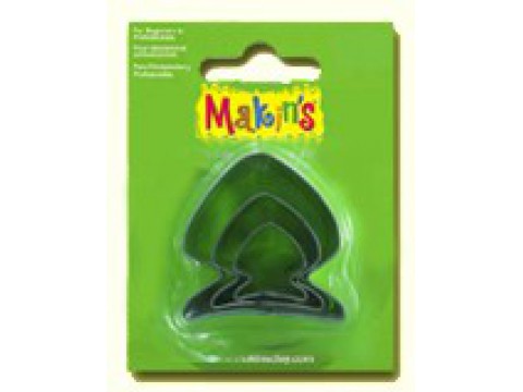 Творч Инструменты для глины Набор каттеров Рыба 3шт