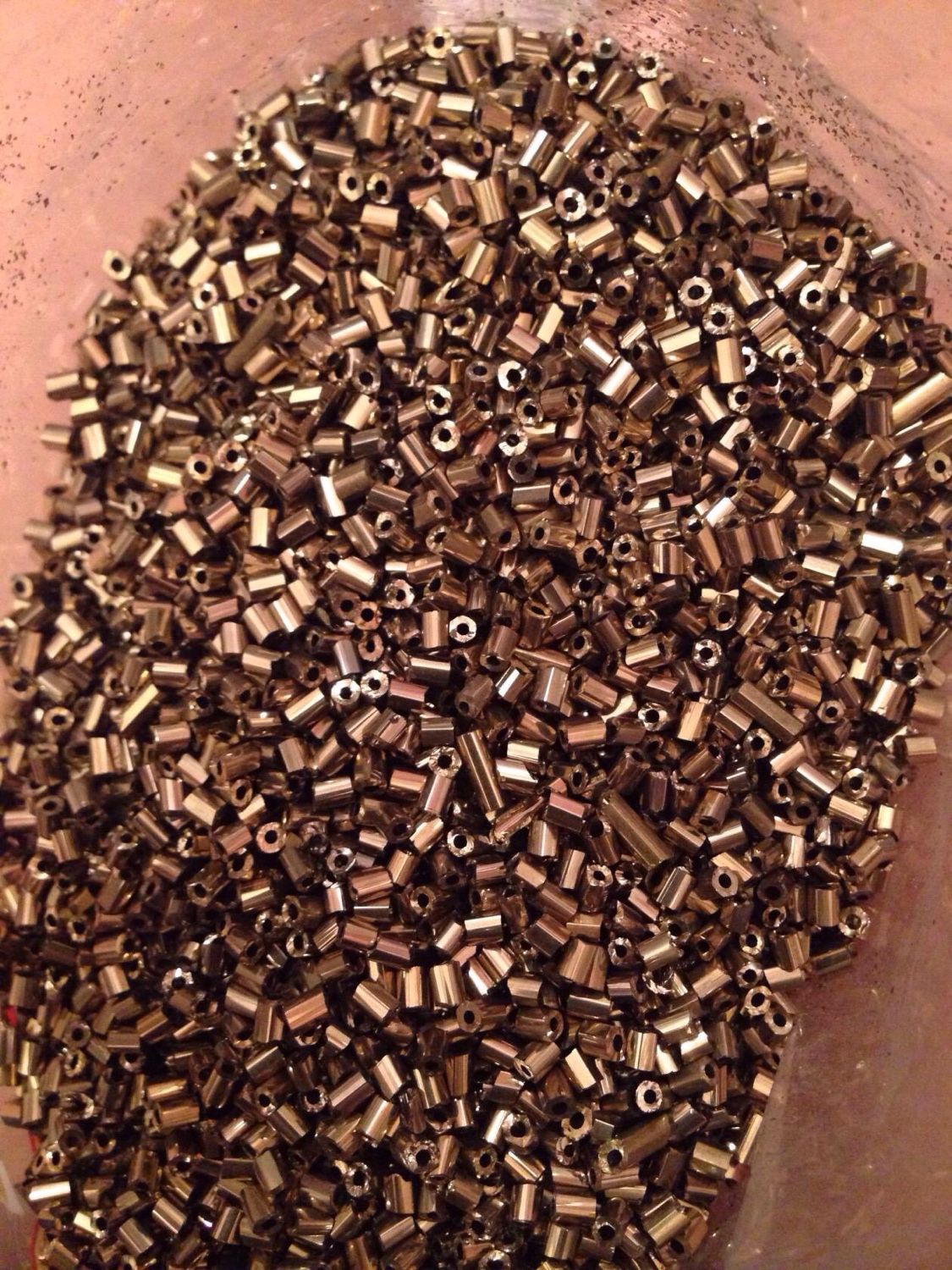 Творч Бисер рубка коричн. 20гр. (стеклянный)