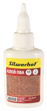 Клей ПВА 40гр Silwerhof морозоустойчивый