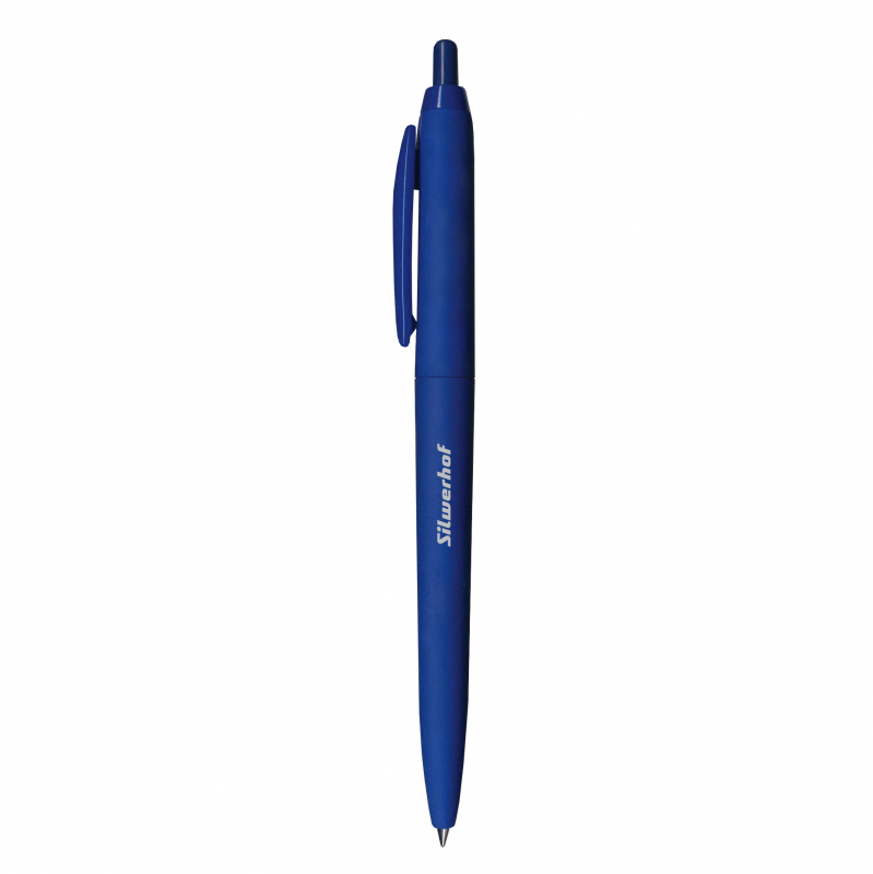 Ручка шариковая синяя Silwerhof Skiff 0,5мм