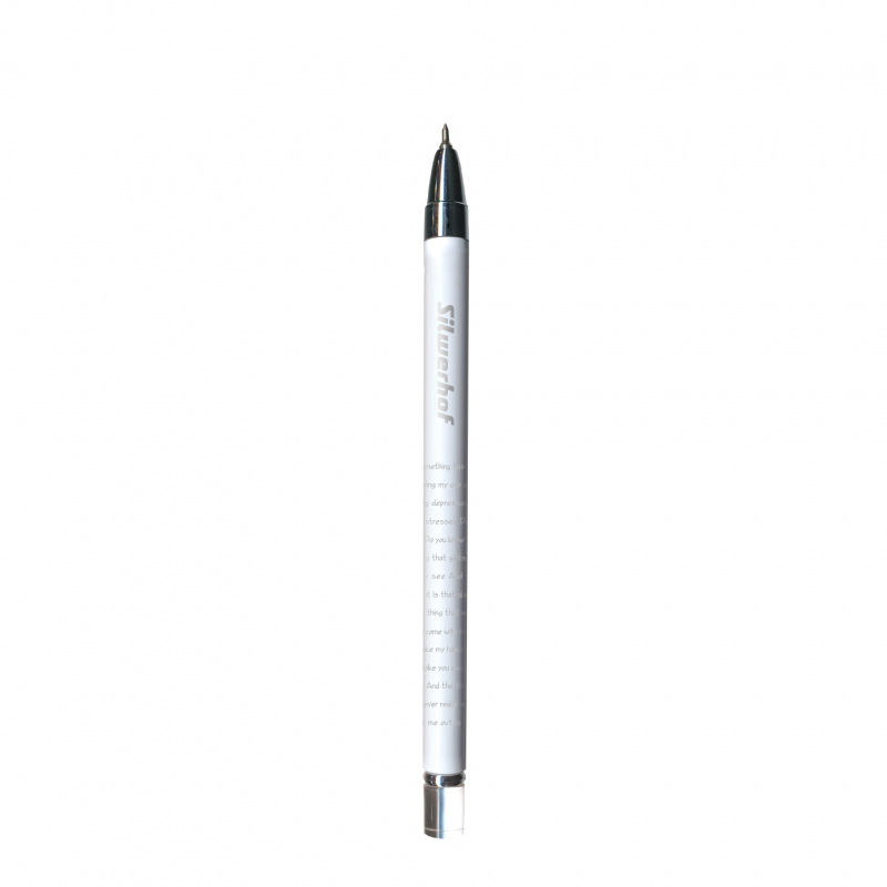 Ручка шариковая синяя Silwerhof Argent 0,5мм