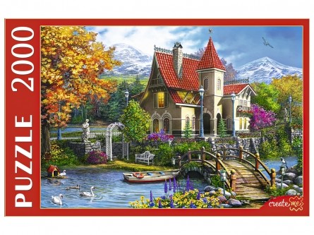 Пазл 2000 Усадьба горной реки