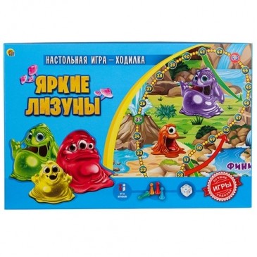 Игра Настольная Яркие лизуны (ходилка)