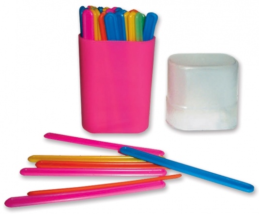 Счетные палочки 30шт Пчёлка в пласт коробочке