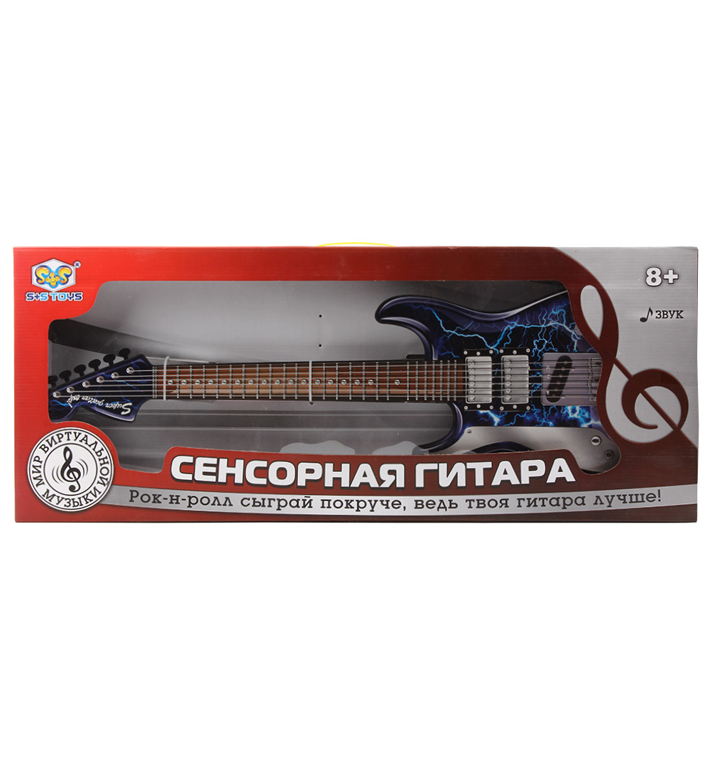 Гитара сенсорная Мир виртуальной музыки свет, звук, русифиц.