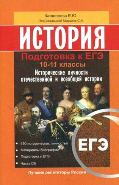История. 10-11 кл.: Подготовка к ЕГЭ. Исторические личности отечественной и