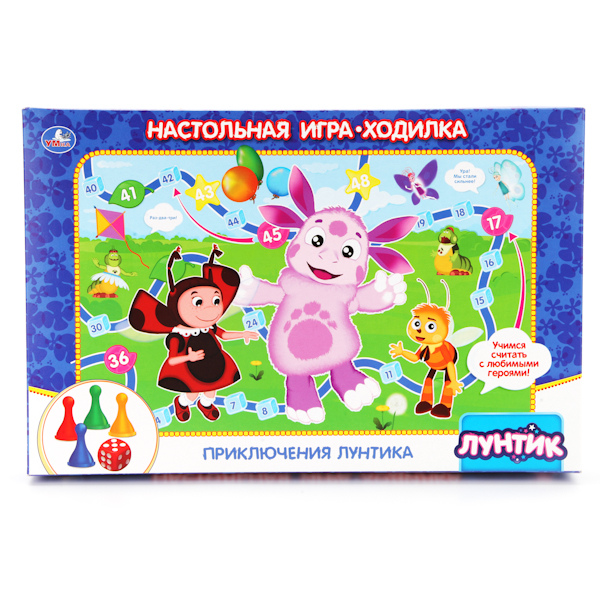Игра Настольная Ходилка Приключения Лунтика