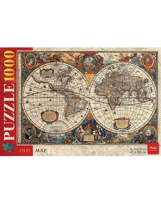 Пазл 1000 Старинная карта мира