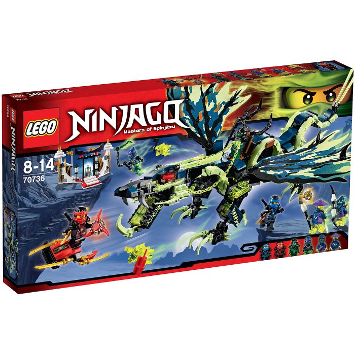 Конструктор Lego Ninjago Атака Дракона Морро пластмас.