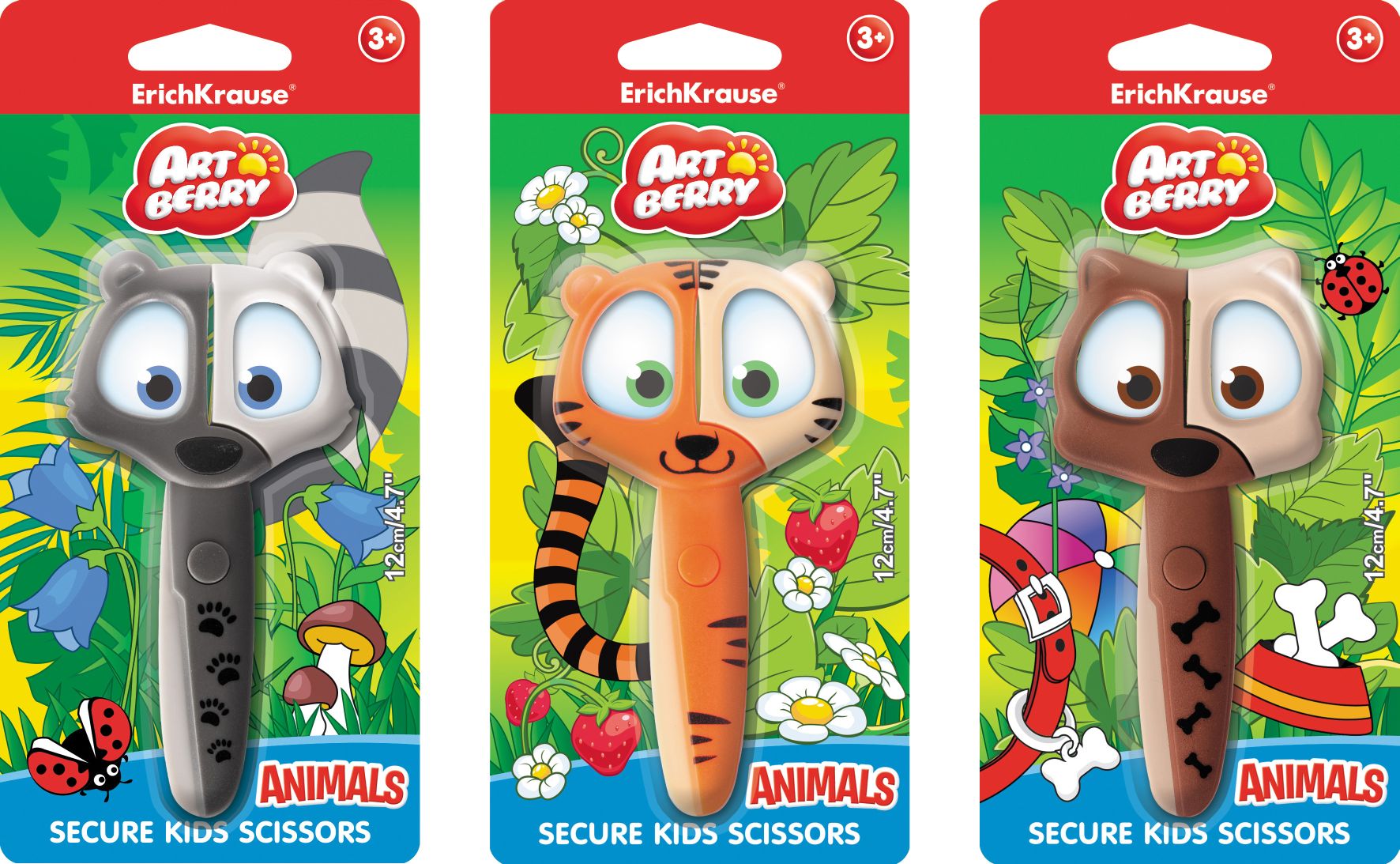 Ножницы детские 120 мм EK Artberry Animals