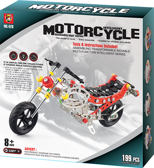 Конструктор металлический Yongtai Супербайк 199 дет. (Motorcycle)