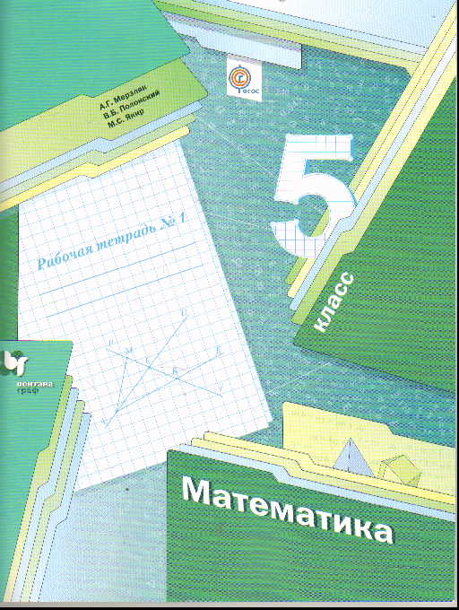Математика. 5 кл.:  Рабочая тетрадь: В 2 ч. Ч.1 (ФГОС)