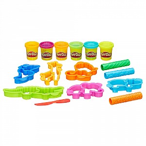 Творч Play-Doh Веселое Сафари + пластилин 6шт. 336гр. МАХ СКИДКА 15% РОЗНИЦ