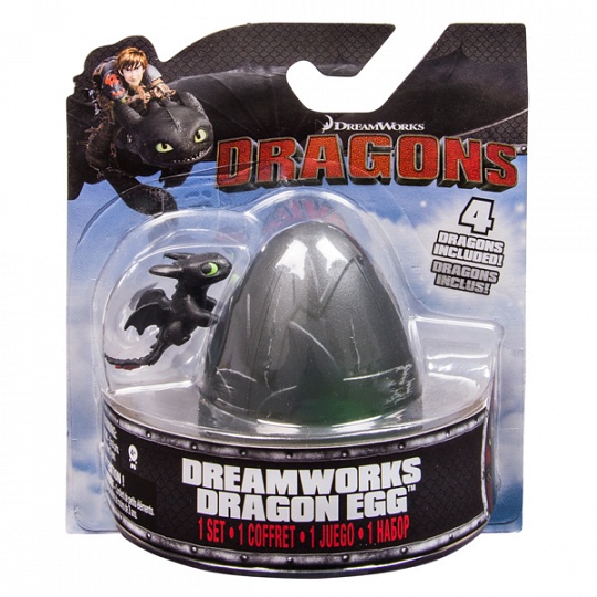 Dragons Драконы в пластм. яйце