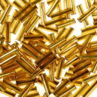 Творч Бисер стеклярус золото 20гр. 4,5мм