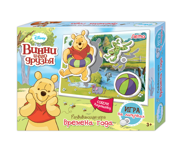 Игра АКЦИЯ19 Игр Развивающая Времена года (на липучках)