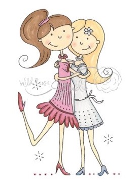 Творч Штамп силикон А7 Best Friends