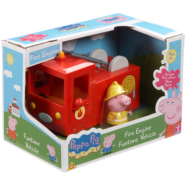 набор Peppa Pig Пожарная машина пласт.