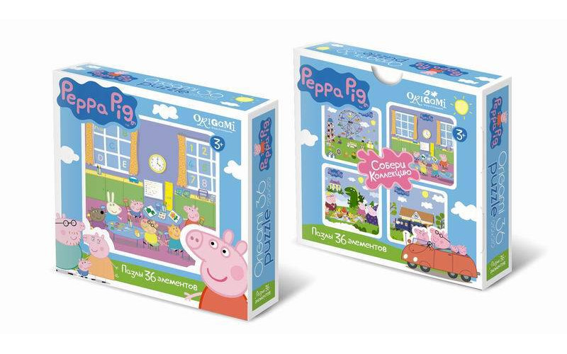 Пазл 36 Origami maxi 01552 Peppa Pig
