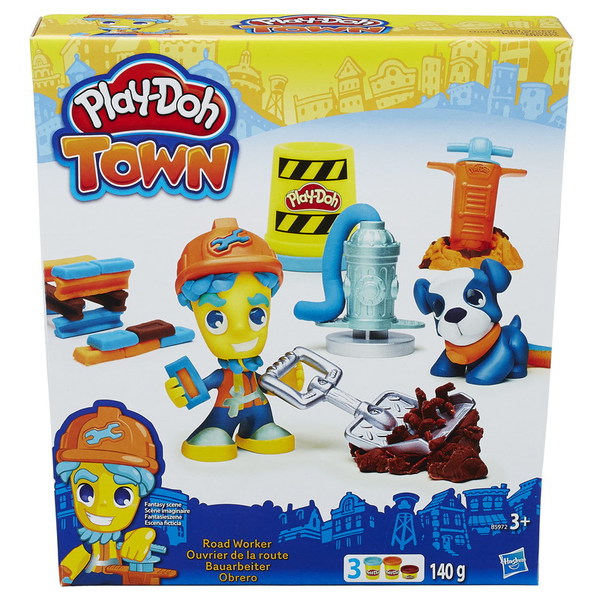 Творч Play-Doh Город Житель и питомец в ассорт. + пластилин