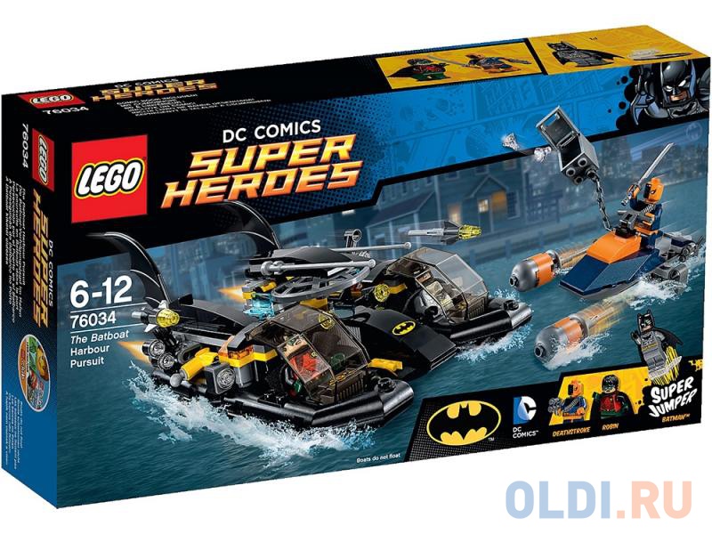 Конструктор Lego Super Heroes Погоня в бухте на Бэткатере