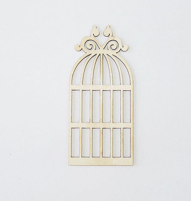 Творч Заготовка из фанеры Декоративный элемент Клетка 1