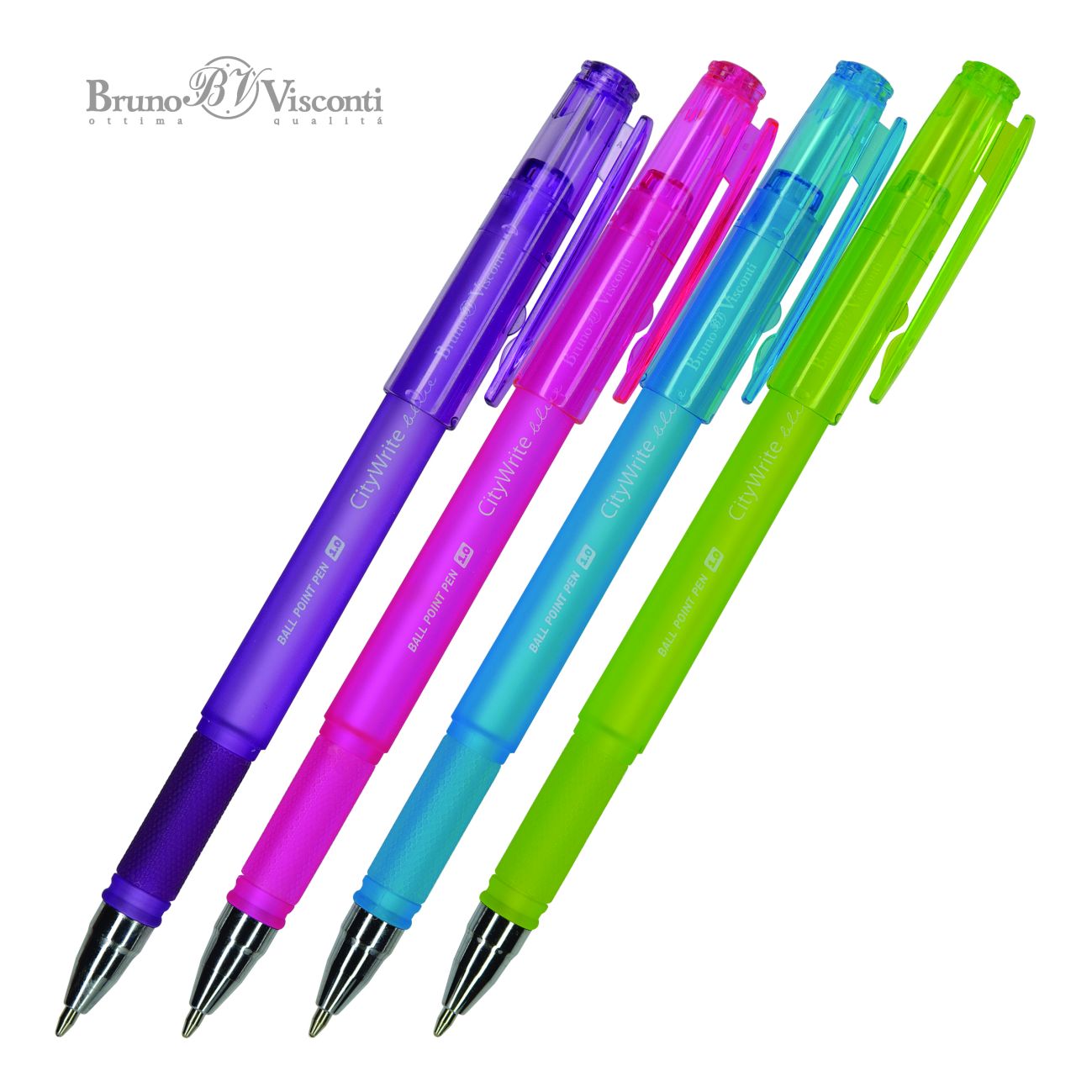 Ручка шариковая синяя BV CityWrite Creative 1мм синяя
