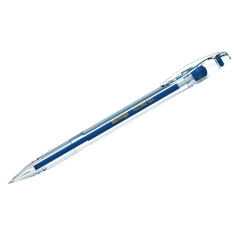 Ручка гелевая синяя Berlingo 0.5мм