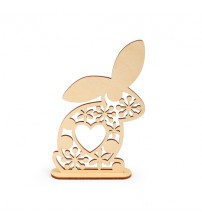 Творч Заготовка фанера Зайка на подставке