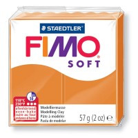 Творч Пластик запекаемый Fimo Soft 57гр апельсин