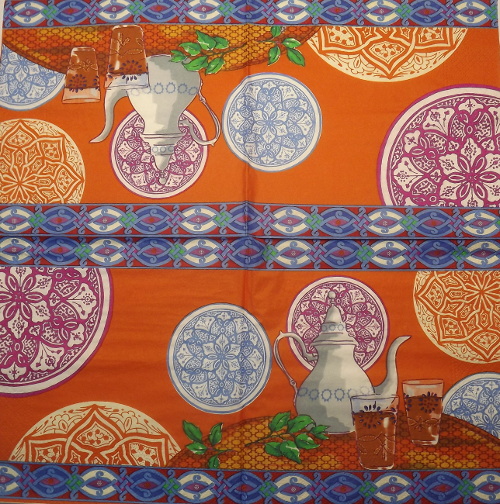 Творч Салфетки д/декупажа 1лист Чайная церемония