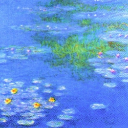 Творч Салфетки д/декупажа 1лист Monet Waterlilies