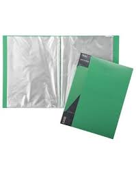 Папка-файл А4 80л Hatber Standard Зеленая